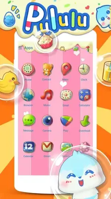 Pululu GOLauncher EX Theme android App screenshot 4